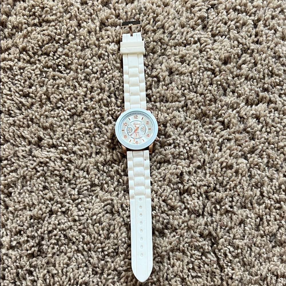 White Analog Watch
